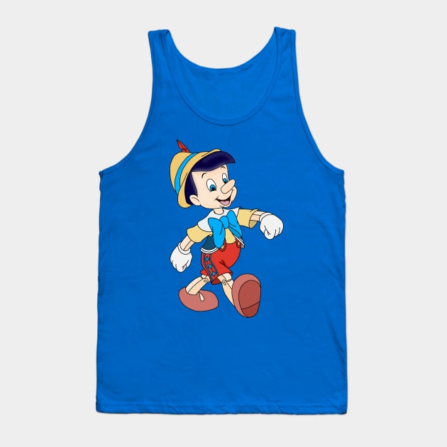 Pinocchio Tank Top by Megan Olivia